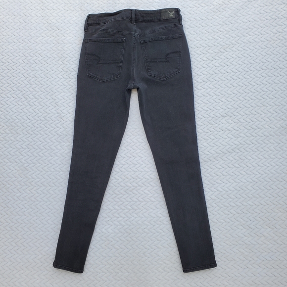 AEO 360° Super Stretch Hi-Rise Black Jegging Size 8 Regular - Picture 10 of 15